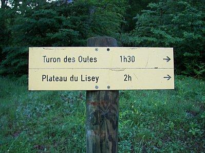 03-panneau vers le plateau du Lisey