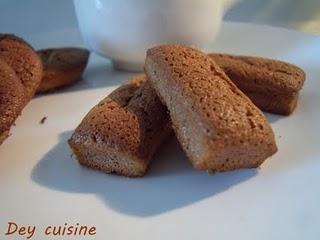 Minis financiers au chocolat lait caramel