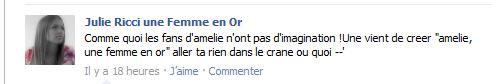 Sur Facebook entre les fans d'Amélie et de Julie c'est la guerre ! (Les Anges de la télé réalité)