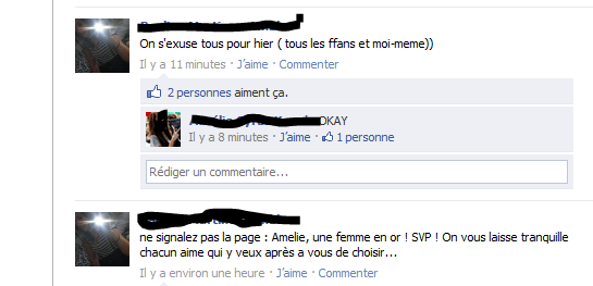 Sur Facebook entre les fans d'Amélie et de Julie c'est la guerre ! (Les Anges de la télé réalité)