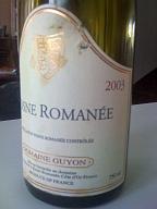 Des rouges de WE : Vosne Romanée, Morey Saint Denis, Saint Joseph