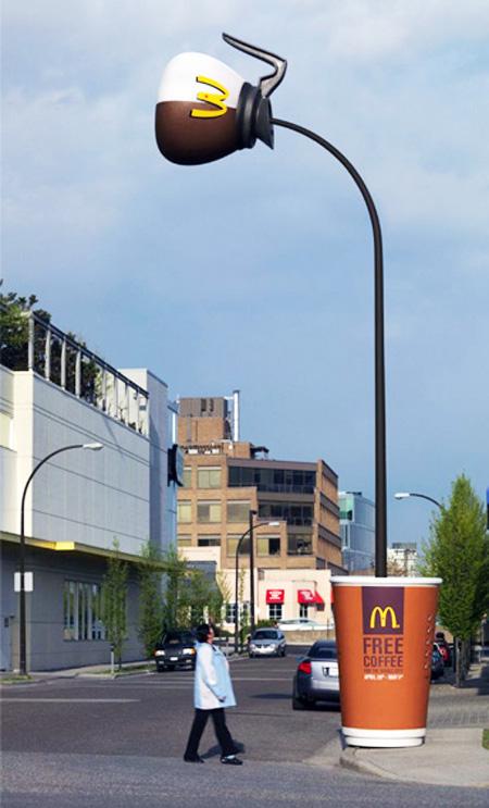 Du café gratuit... géant.