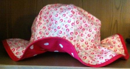 Coin couture et petites cousettes à pois