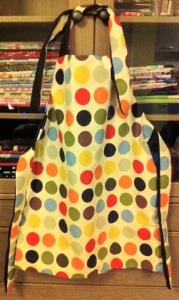 Coin couture et petites cousettes à pois