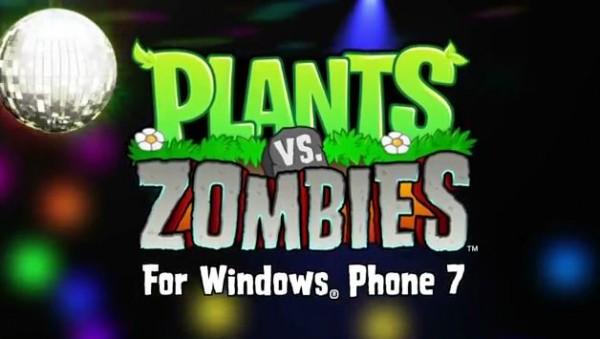 pvz wp7 600x339 Plants vs. Zombies sur Windows Phone 7