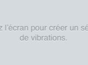 possible créer vibrations personnalisées