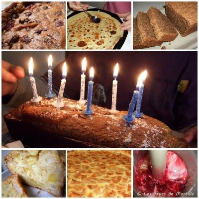 Mosaïque de desserts