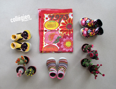 Qui veut gagner une jolie paire de chaussons-chaussettes? Coll_gien_color_