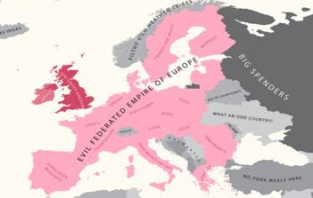 Le monde vue par les anglais