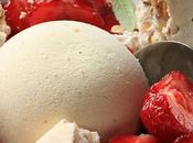 Parfait vanille fraises danoises meringues croustillantes muesli