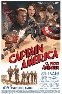 Captain America, poster by Paolo Rivera