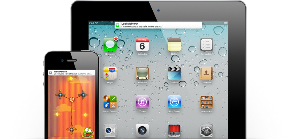 Innovations iOS 5: Gros plan sur le centre de notifications sur iPhone/iPad...