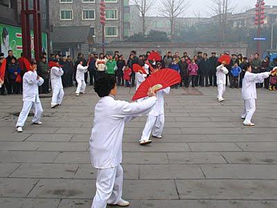 La pratique du Tai Qi Chuan en Chine