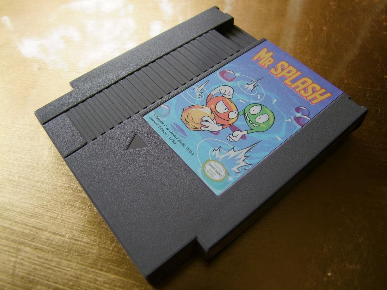 Prototype NES de Mr. Splash! (photo : Omaké Books)