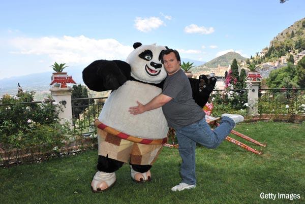 Kung Fu Panda 2 : Jack Black, un volcan à Taormina
