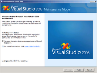 Comment installer Visual studio 2008