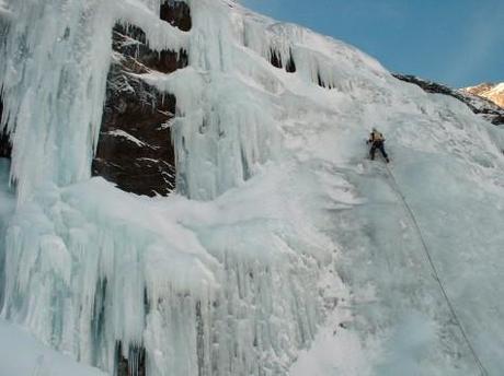 S’initier à la cascade de glace dans le vallon de Bataillence en 2014