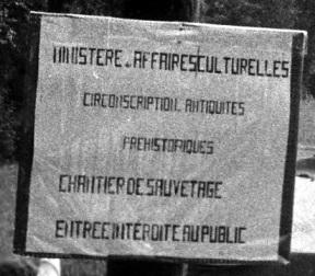 Chantier archéologique d’Étiolles 1972