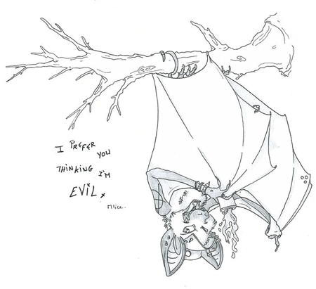 evil punk bat