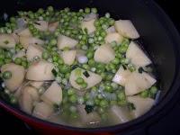 Petits pois frais en tout simplicité