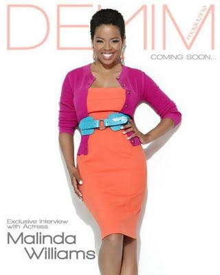 Malinda Williams dans Denim magazine