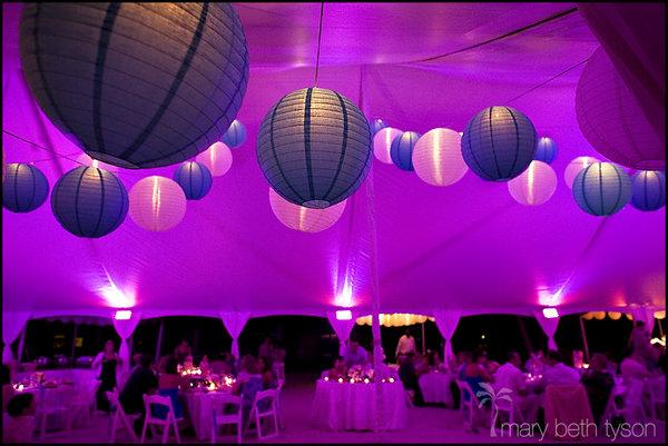 Decoration d’anniversiare originale: avec des lampions