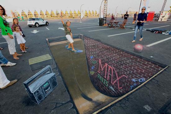 Max rules peinture de la rue 3D