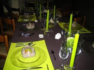 DECORATION DES TABLES POUR EXAMEN PRATIQUE DU 16 JUIN 2011