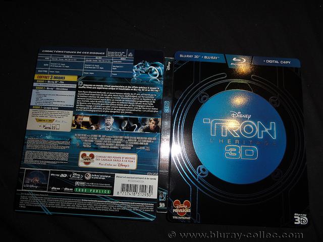 [Arrivage-Test] Tron Legacy Edition boitier métal Blu-ray 3D + 2D + copie digitale