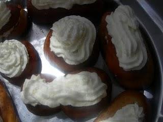 éclair et choux à la chantilly