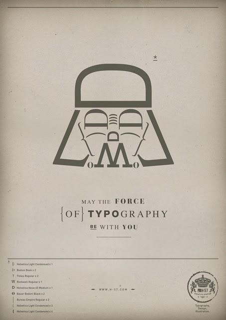 Que LA Force de LA Typographie soit avec toi...