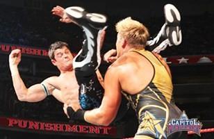 Capitol Punishment 2011 : Jack Swagger Vs. Evan Bourne Jack Swagger vaincu par Evan Bourne lors de Capitol Punishment 2011