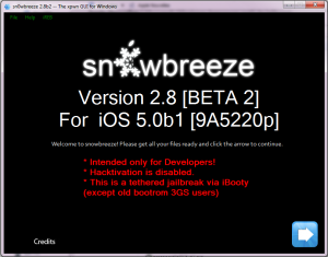 Sn0wbreeze 2.8b2 300x235 Le jailbreak untethered iOS 5 : Sn0wbreeze 2.8b2 