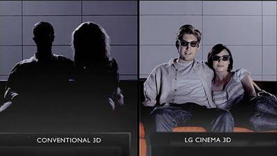 LG Cinema 3D lumineux