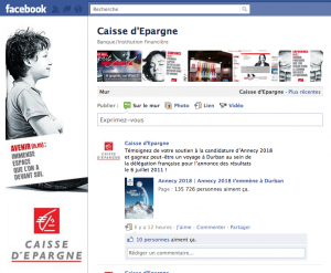Facebook Caisse dÉpargne 300x247 Digital RDV #1, Pierre Philippe Cormeraie, Caisse dÉpargne : Nous essayons davoir un quart davance sur les usages tout en donnant du sens à nos actions