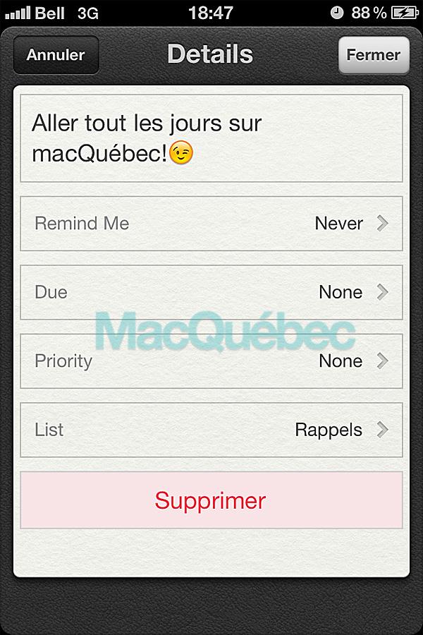 MacQuébec vous présente iOS 5 : Partie 2