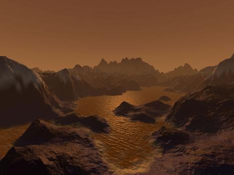 Présence d'hydrocarbures à la surface de Titan