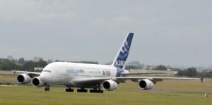 Un Airbus A380 endommagé au Bourget