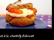 Choux chantilly d'abricot