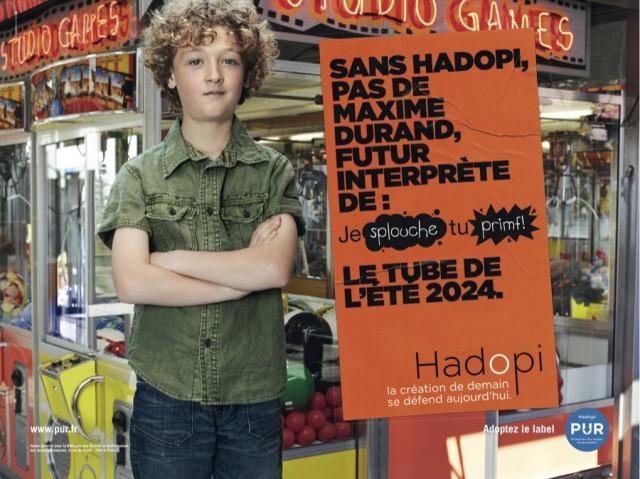 Campagne HADOPI Maxime Durand interprete 640x479 Campagne Hadopi PUR vidéos et affiches