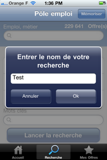 L'application Pole Emploi pour iPhone et iPad