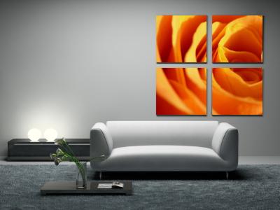 impression carrée sur Plexi