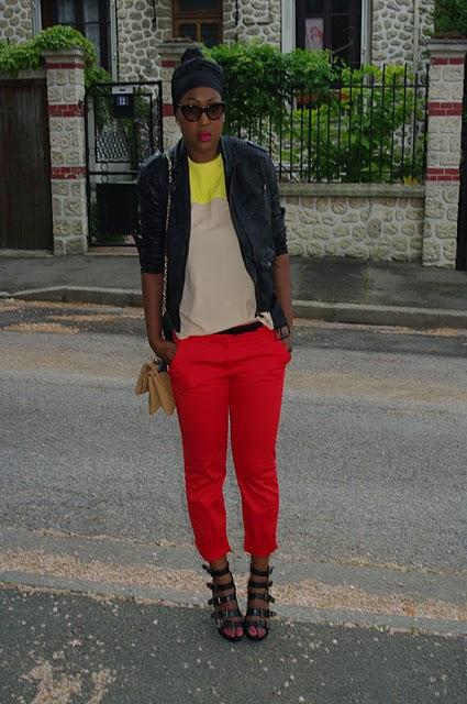 Red dingue du color-bloking !