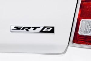 New for 2012 is a modified SRT8 decklid badge with new black accent