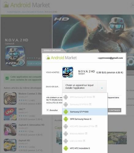 N.O.V.A. 2 HD débarque sur l’Android Market