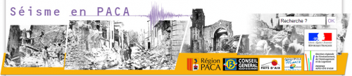 Exemple de réalisation effectuée dans le cadre du Plan Séisme : le site internet www.seisme-1909-provence.fr, le portail du risque sismique en région PACA