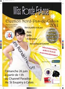 Réservations des places pour l’élection de Miss Ronde Nord pas de Calais