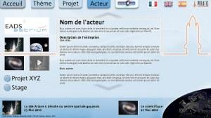 ></div>Design d’une interface (borne interactive) pour la Cité de l’espace (troisième étape)
