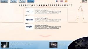 ></div>Design d’une interface (borne interactive) pour la Cité de l’espace (troisième étape)