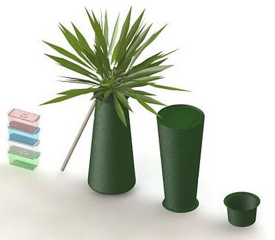 Module de recyclage/compostage/poubelle « Oké »